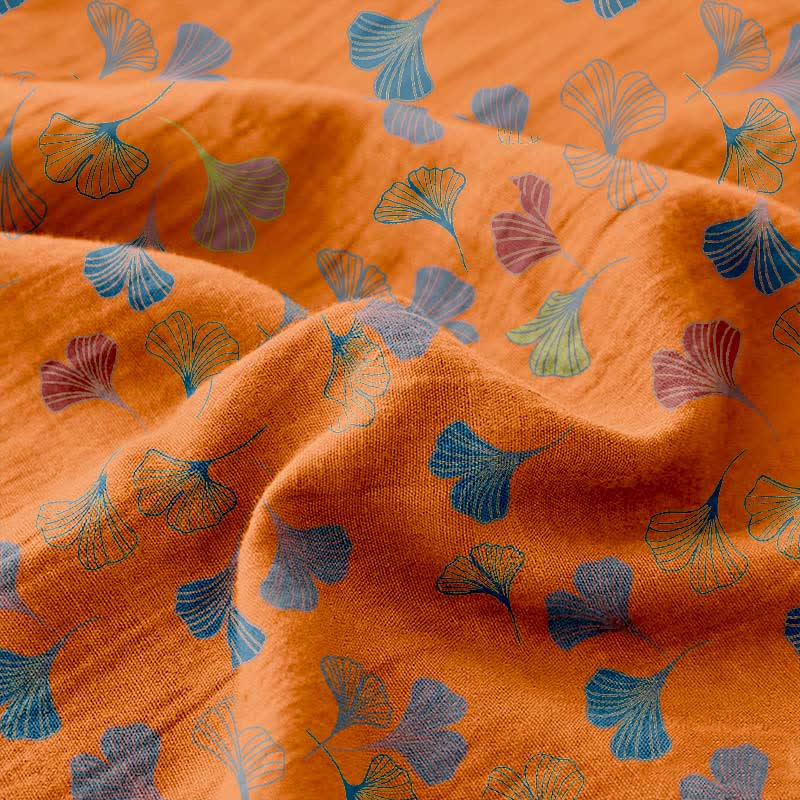 Ginkgo Biloba Cotton Jacquard Sheet Bedspread - image 7