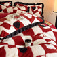 Romantic Plush Velvet 4-Piece Duvet Cover Set - image 4