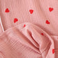 Heart Pure Cotton Gauze Button Nightgown - image 7