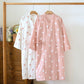 Heart Cotton Gauze Kimono Bathrobe - image 0