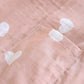 Heart Cotton Gauze Kimono Bathrobe - image 9