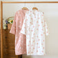 Heart Cotton Gauze Kimono Bathrobe - image 1
