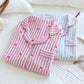 Stripe Heart Cotton Gauze Pajama Set - image 2