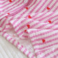 Stripe Heart Cotton Gauze Pajama Set - image 13