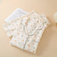 Colorful Heart Cotton Gauze Pajama Set - image 1