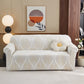 Jacquard Elastic Non-Slip Couch Slipcover - Beige - All-inclusive - 4-Seater 92" - 118" - image 18