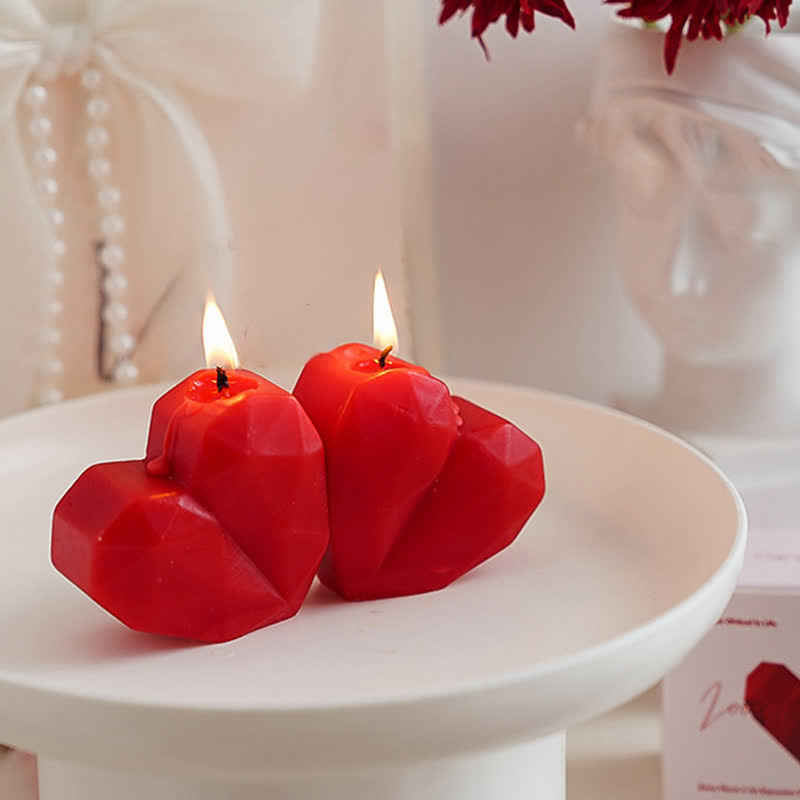 Romantic Handmade Heart Scented Candle - image 8