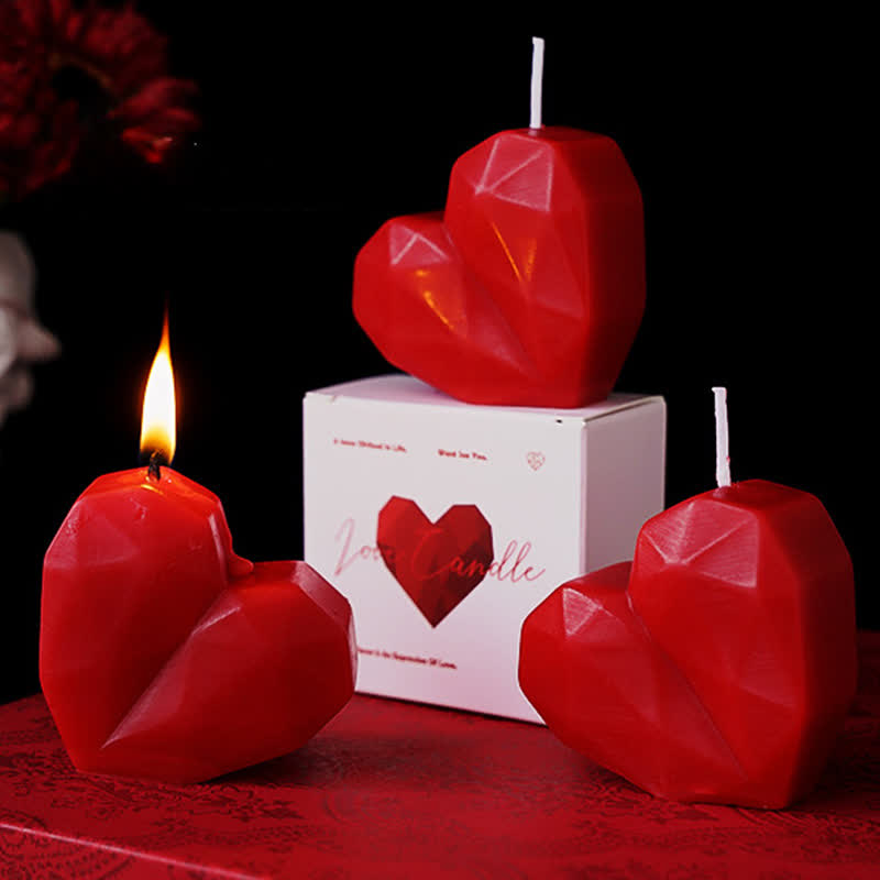 Romantic Handmade Heart Scented Candle - image 3