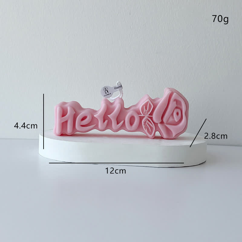 Creative Rose-Shaped Scented Candle - Pink - 4PCS - 1.1"W x 4.72"L x 1.73"H - image 2