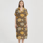 Vintage Peony Jacquard V-Neck Nightgown - image 1