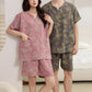 Breathable Cotton Gauze Kimono Pajama Set - image 1