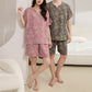 Breathable Cotton Gauze Kimono Pajama Set - image 0