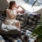 Large-Scale Checkered Cotton Bedding Set - image 3