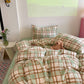 Fresh Style Cotton Gauze Bedding Set - Green - King - image 2