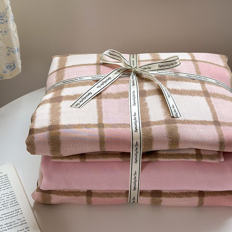 Fresh Style Cotton Gauze Bedding Set - image 1