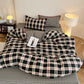 Reversible Vintage Plaid Cotton Bedding Set - image 4
