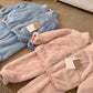 Solid Zip-up Kids Loungewear Set - image 2