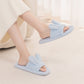 Cute Bunny Plush Open-Toe Slippers - image 0
