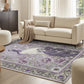 Elegant Peacock Floral Non-slip Area Rug - image 16