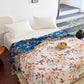 Hummingbird Floral Leaf Cotton Gauze Quilt - image 5