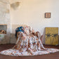 Hummingbird Floral Leaf Cotton Gauze Quilt - image 7