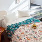 Ownkoti Squirrel Butterfly Floral Cotton Gauze Quilt - image 4