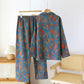 Vintage Feather Cotton Couple Pajama Set - image 3