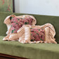 Floral Throw Pillow with Ruffled Edge - image 4