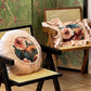 Poppy Floral Throw Pillow with Ruffled Edge - image 6