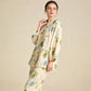 Oriental Ink Floral Cotton Loungewear Set - image 2