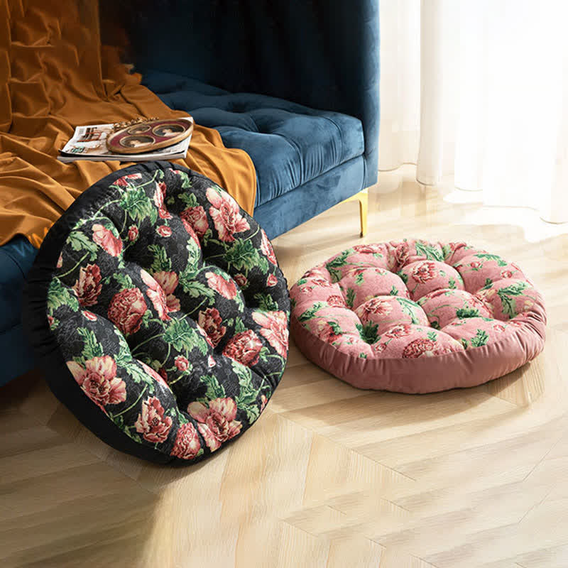 Romantic Floral Floor Chair Cushion - image 2