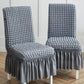 Seersucker Stretch Chair Cover with Ruffle Skirt - image 19
