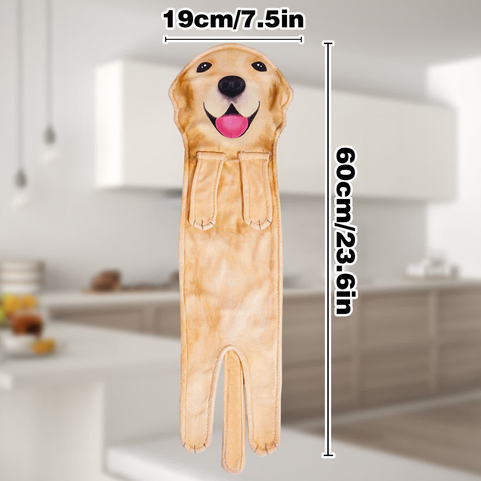 Dog Hangable Kitchen Bathroom Hand Towel - Golden Retriever - 2PCS - image 6