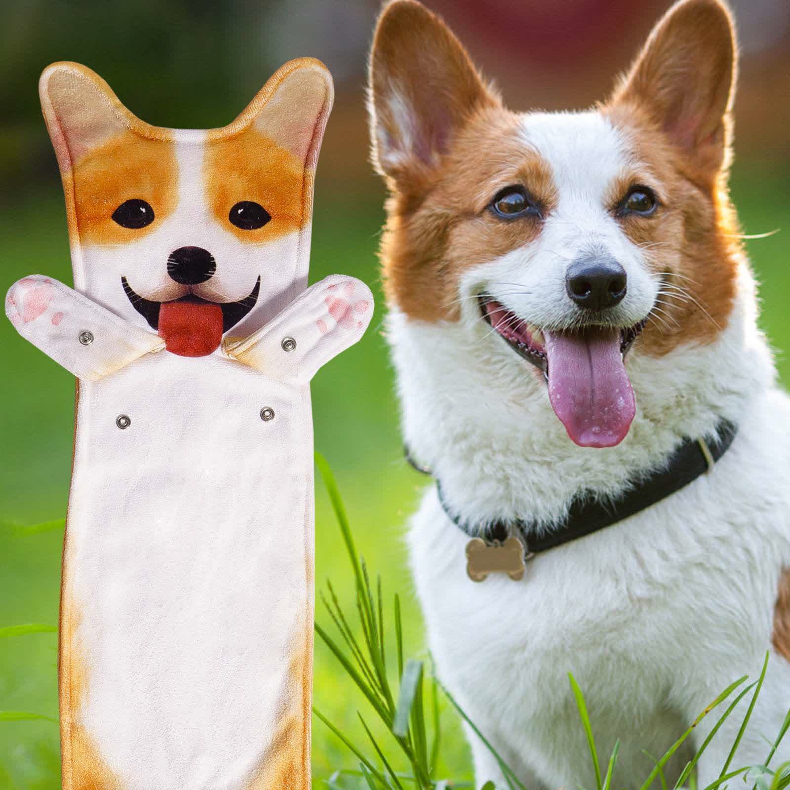 Dog Hangable Kitchen Bathroom Hand Towel - image 12