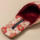 Oriental Peach Blossom Jacquard Plush Slippers - image 6
