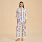 Retro Floral Kimono Loungewear Set - image 1