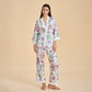 Retro Floral Kimono Loungewear Set - image 2