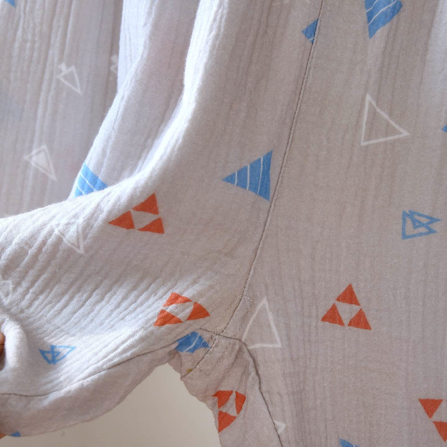 Unisex Geometric Triangle Cotton Loungewear Set - image 12