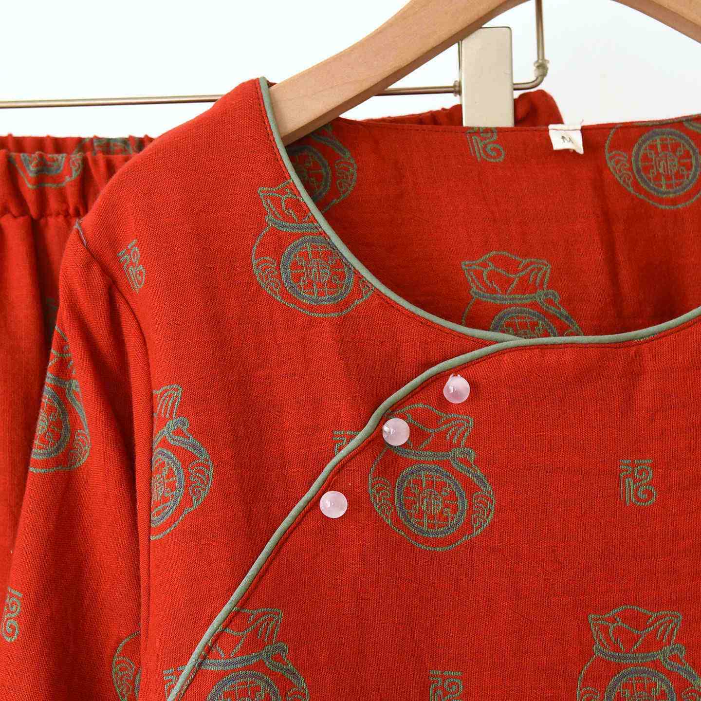 Lucky Bag Pattern Cotton Loungewear Set - image 7