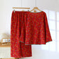 Horse Floral Cotton Gauze Loungewear Set - image 3