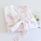 Cherry Blossom Cotton Gauze Kimono Bathrobe - image 1