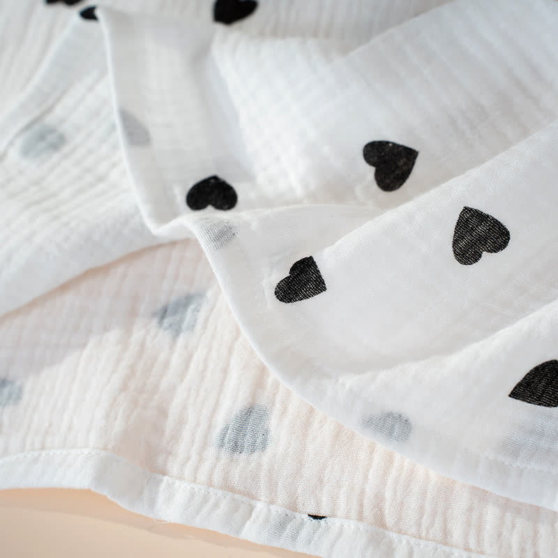 Heart Print Pure Cotton Sleeveless Nightdress - image 5