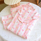 Striped Rose Cotton Loungewear Set - image 2