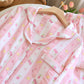 Striped Rose Cotton Loungewear Set - image 4