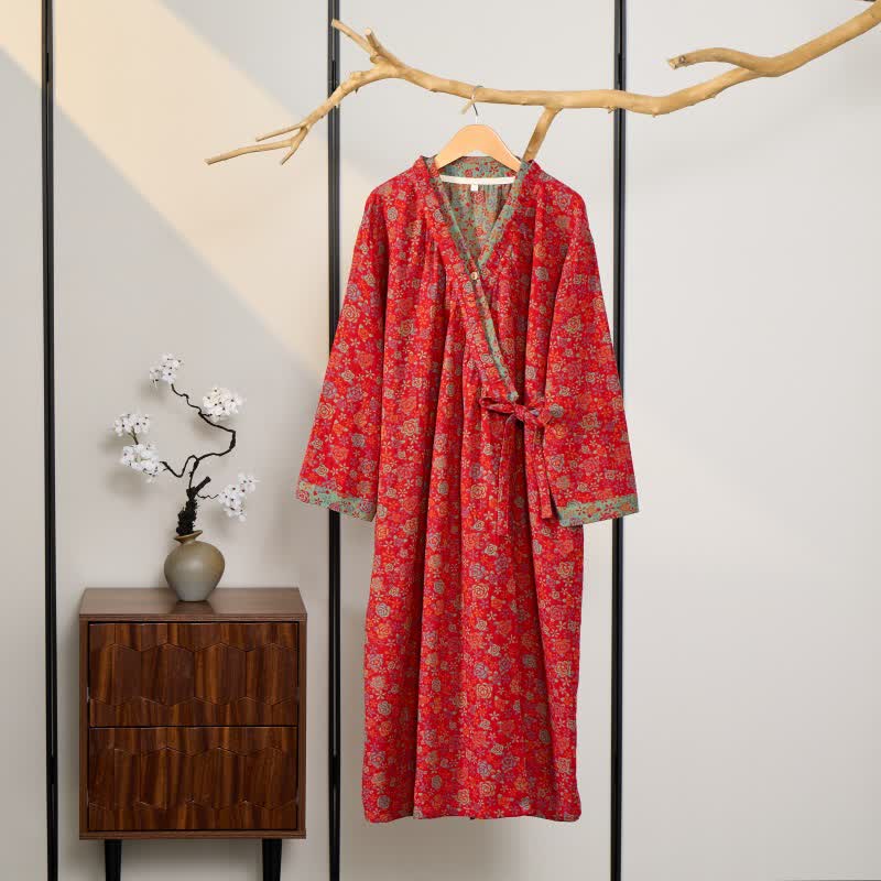 Romantic Rose Ruffled Cotton Nightdress - image 0