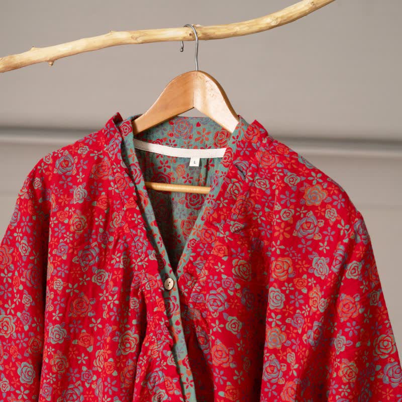 Romantic Rose Ruffled Cotton Nightdress - image 5