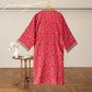 Romantic Rose Cotton Kimono Robe - image 5