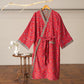 Romantic Rose Cotton Kimono Robe - image 2