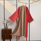 Romantic Rose Cotton Kimono Robe - image 0