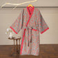 Romantic Rose Cotton Kimono Robe - image 13